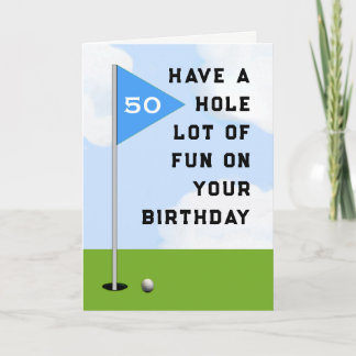 Cartão Felny Golf Birthday