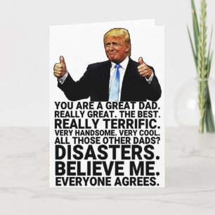 Cartão Felny Trump Padre Birthday