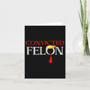 Cartão Felon Donald Trump Guilty O Bloqueou Na Prisão Tru