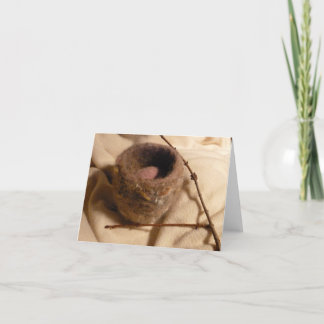 Cartão Felted Nest II