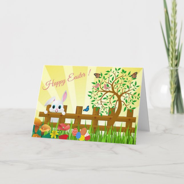 Cartão Felz pascoa (Frente)