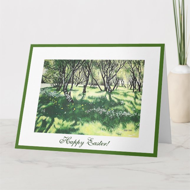 Cartão Felz pascoa belo da Islândia Reykjavik (Frente)