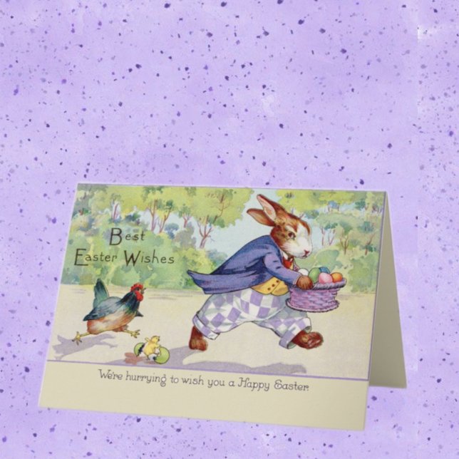 Cartão Felz pascoa Bunny (Criador carregado)