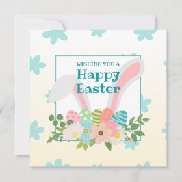 Cartão Felz pascoa de professor