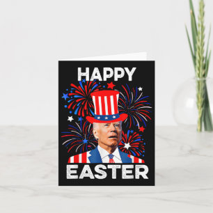 Cartão Felz pascoa Joe Biden Para O Engraçado 4 De Julho