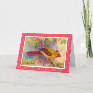 Cartão Female Cardinal Blank Note Card