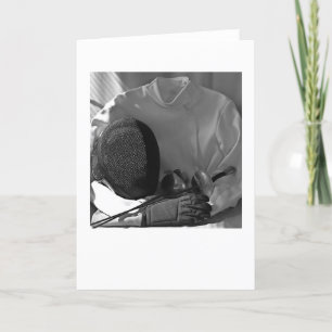 Cartão Fencing Gear