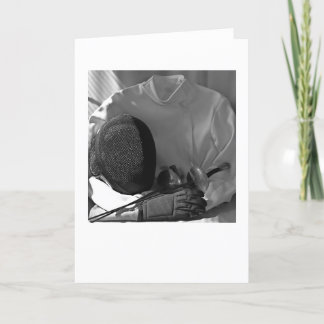 Cartão Fencing Gear