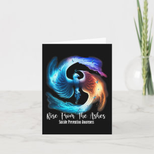 Cartão Fênix Surgem Do Awa Ashes Para A Prevenção Do Suic