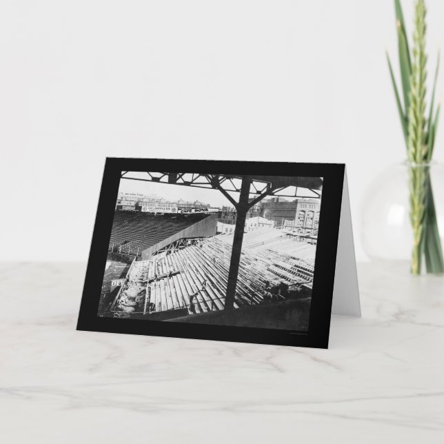 Cartão Fenway Baseball Park in Boston, MA 1912 (Frente)