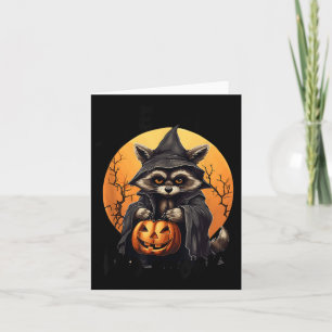 Cartão Feral Engraçada E Bestial Foguete De Halloween Par