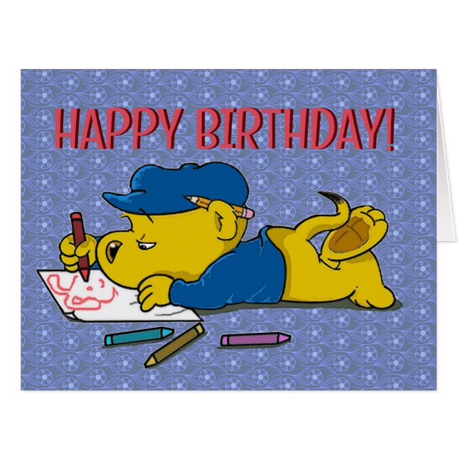 Cartão Ferald Birthday Card (Frente horizontal)