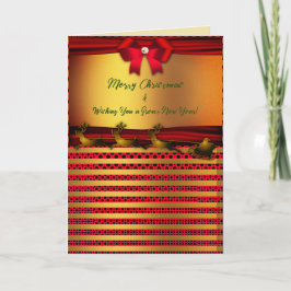 Cartão Feriado/Ano Novo de Natal