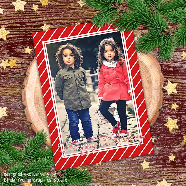 Cartão Feriado de Greve de Canas de Mineração Vermelha Br (Criador carregado)