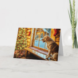 Cartão Feriado de ouro