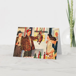 Cartão Feriado do Caçador de Pássaros