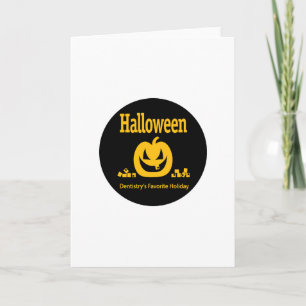 Cartão Feriado favorito da indústria das Halloween