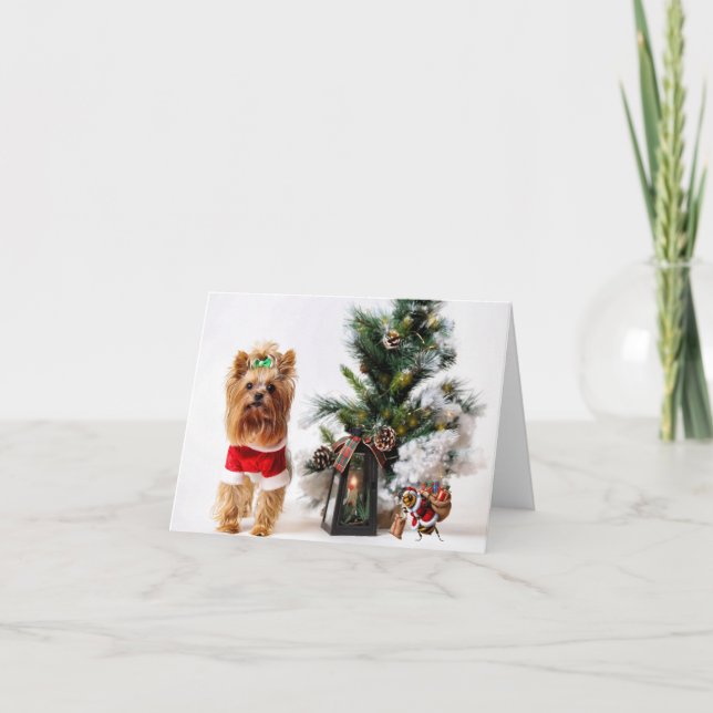 Cartão Feriados De Abelhas. (Frente)