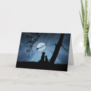 Cartão Feriados Felizes para Cachorros e Gatos Super Boni