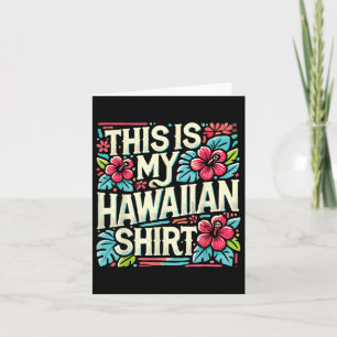 Cartão Férias Aloha Summer Esta É A Minha Tropical Havaia