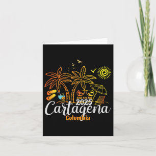 Cartão Férias da família Cartagena Colombia 2025 Cruise S