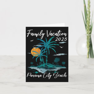 Cartão Férias da Família Palm Tree 2025 Cidade do Panamá