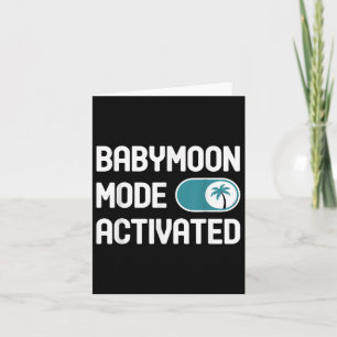Cartão Férias De Gravidez À Viagem De Babymoon