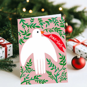 Cartão Férias de Natal da Pássaro da Terra