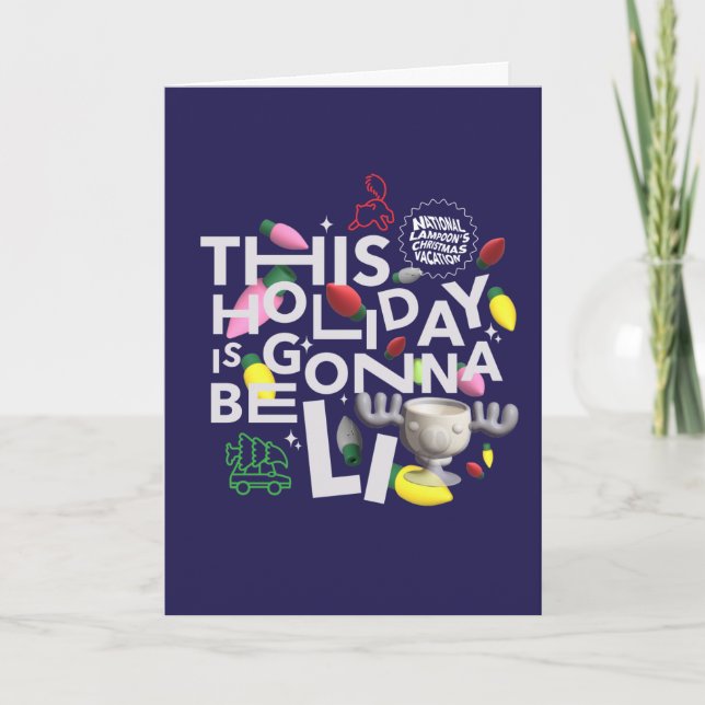 Cartão Férias de Natal | Este Feriado Estará Fora (Frente)