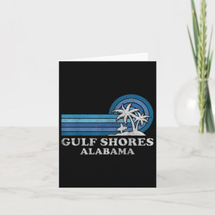 Cartão Férias de Verão da Família Alabama, na praia, na p