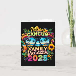 Cartão Férias em Família 2025 Cancun México Família Corre