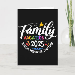 Cartão Férias em Família 2025 Criando Memórias Juntos Mat