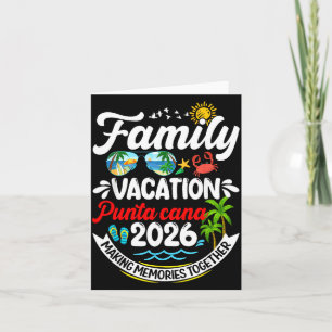 Cartão Férias em Família Punta Cana 2026 Criando Memórias