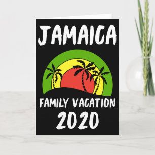 Cartão Férias em Família Rasta Jamaica 2020 
