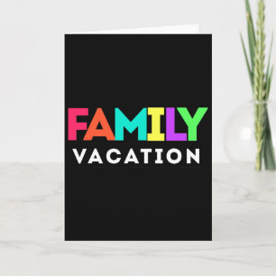Cartão Férias em Família Viagem de Férias Correspondente