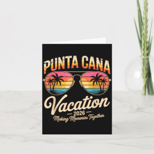 Cartão Férias em Punta Cana 2026 Criando Memórias Verão B