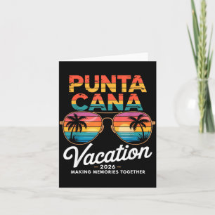 Cartão Férias em Punta Cana 2026 Criando Memórias Verão B