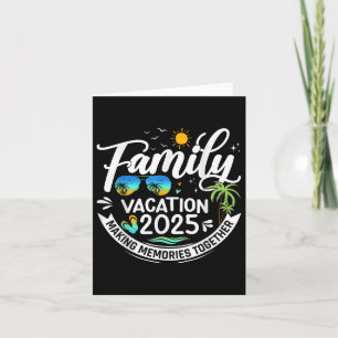 Cartão Férias Familiares 2025 Beach Matching Family Summe
