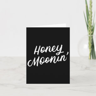 Cartão Férias Honeymoonin Bride Groom Honeymoon Após W