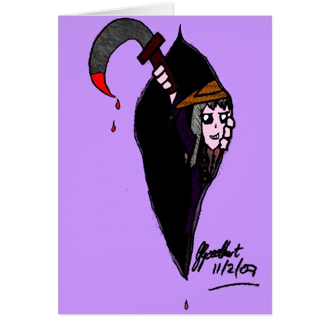 Cartão Ferida do Scythe (Frente)