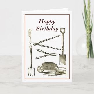 Cartão Ferramentas antigas