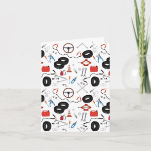 Cartão Ferramentas Automotivas Mecânicas De Automóveis