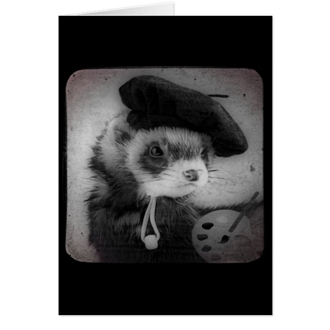 Cartão Ferret como artista (Frente)