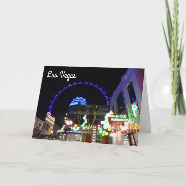 Cartão Ferris Wheel em Alto Rolo Las Vegas #5 Card (Frente)
