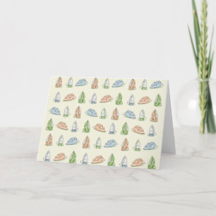 Cartão Ferro Ironing Laundry patten