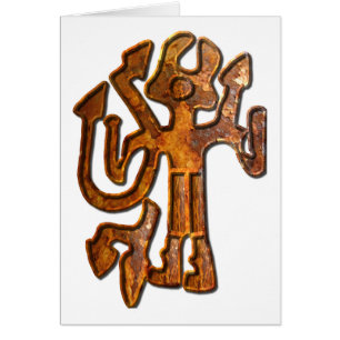 Cartão Ferrugem de fisionomia