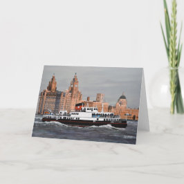 Cartão 'Ferry, Cross the Mersey!'