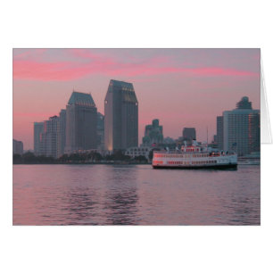 Cartão Ferry @ San Diego Sunset