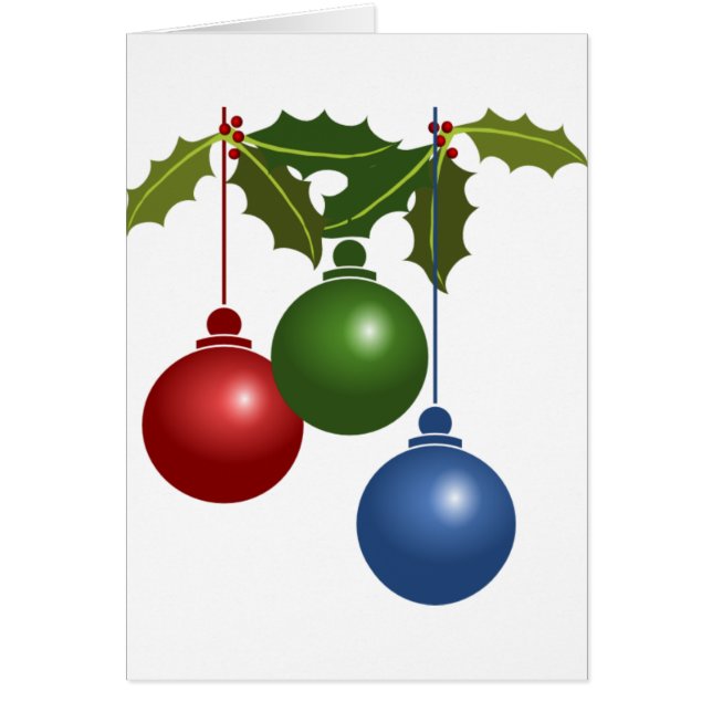 Cartão FEST Baubles (Frente)