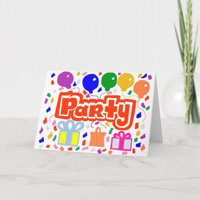 Cartão Festa (Frente)